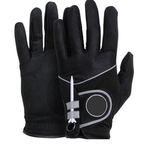Gants de golf en cuir Cabretta véritable pour droitiers et gauchers, impression de logo personnalisée, style homme, en peau de mouton - Product Image 1
