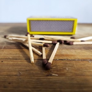 Allumettes de sécurité en bois 5S très vendues - Écologiques, résistantes à l'humidité, imprimées pour la cuisine et la maison - Fabricant direct - Product Image 1