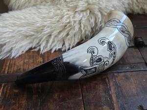 PERFECT ENTERPRISES Viking <b>Drinking</b> Classic Medieval <b>Horn</b> Historical Cosplay Perfect and Celebrations <b>Drinking</b> <b>horn</b> - Product Image 6
