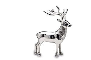 Escultura de Pared de Ciervo Hecha a Mano en Aluminio, 29 x 10 x 23 cm, Diseño Animal Tradicional para Decoración de Sala de Estar - Product Image 6