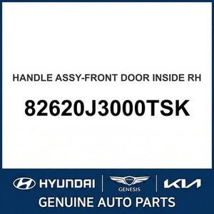 Cerraduras y Herrajes Exteriores Nuevos para Veloster, Lado Derecho 82620J3000TSK - Product Image 1