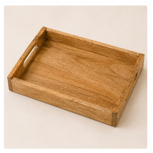 Handcrafted Pichwai Art Wooden Serving Tray Luxury Peacock Design Decorative Platter for <b>Home</b> Traditional Indian Handicrafs - Product Image 6