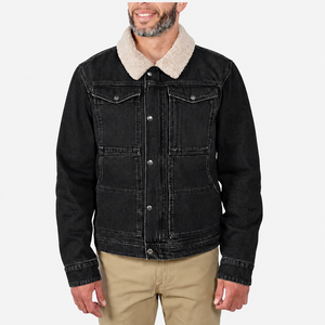 Chaquetas Vaqueras Ajustadas Casuales con Lavado Ácido, Secado Rápido, Algodón de Alta Calidad, Más Gruesas, Cálidas para Invierno, Color y Logotipo Personalizables - Product Image 6