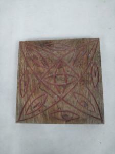 Ensemble de sous-verres en résine de qualité supérieure pour tables à manger et tables basses, sous-verres décoratifs en bois faits à la main en Inde, vente en gros - Product Image 3