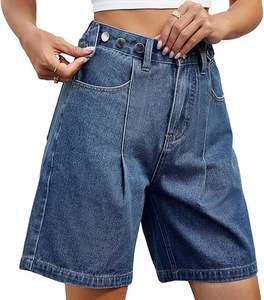 Women <b>Jean</b> <b>Shorts</b> Casual Summer wear high waisted top selling new arrival top demanded Women Denim <b>Jean</b> <b>Shorts</b> Distressed Solid - Product Image 6