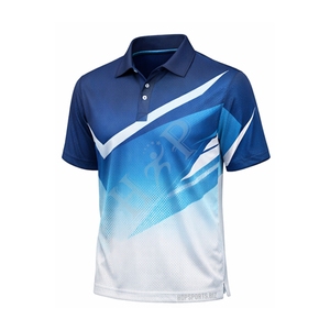 Golf Sportswear Manufacturer Sublimation Custom Golf Shirts Short Sleeve Jersey Custom Printed Dry Fit Golf Shirts - Product Image 2