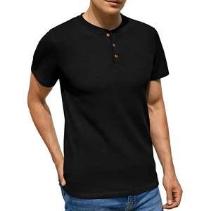 T-shirt pour homme en toile 100% coton de haute qualité, 200 grammes, respirant, col rond, coupe classique, logo personnalisé, style streetwear, uni, décontracté - Product Image 5