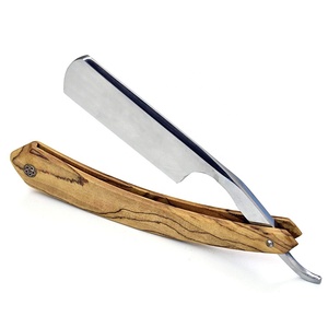 <b>Barber</b> Stainless Steel Shaving Razors with Removable <b>Blade</b> Paper Coated Handle for Hair Face Body and Bikini Salon Use - Product Image 3