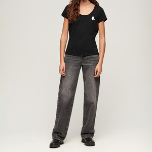 T-shirt pour femme, écologique, logo uni, décontracté, été, 100% coton biologique, 160g, imprimé sur mesure, non tissé, respirant, séchage rapide - Product Image 2