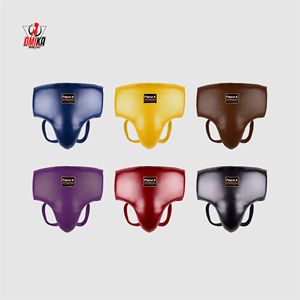 OMIKA INTERNATIONAL Protège-entrejambe de boxe professionnel unisexe - Protection en cuir résistant aux chocs pour MMA, mousse haute densité, logo personnalisé - Product Image 5