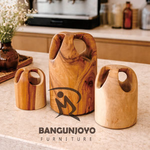 Juego de Accesorios Comerciales de Madera Sólida para Mostrador de Recepción y Mesa de Bar Moderna y Minimalista para Uso en Hoteles/Villas - Product Image 2