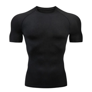 Rashguard personnalisé pour homme à manches courtes BJJ Grappling OEM Sublimation Polyester Spandex Compression Respirant Premium - Product Image 2