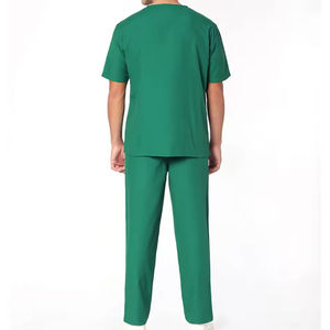 Nursing Clothing <b>Scrubs</b> Uniform Comfortable Fabric Daily Work Wear Healthcare Staff Lightweight Breathable Style - Product Image 2
