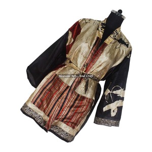 KS008 Beachwear Vintage Sari Kimono Short Manufacturer Of Beachwear Vintage Sari Kimono Short <b>Cardigan</b> Vintage Sari Kimono Short - Product Image 2