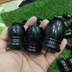 Manche de brosse à raser artisanal de qualité supérieure en véritable corne de buffle noir pour un toilettage de luxe au meilleur prix - Product Image 2