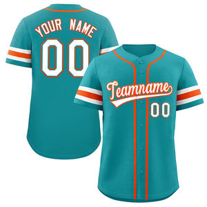 Maillots de baseball personnalisés sublimés en gros - Maillots professionnels unisexes pour adultes à séchage rapide à manches courtes avec noms et logos d'équipe/joueur personnalisés - Product Image 3