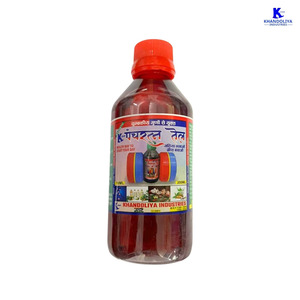 Huile magnétique K-Star Panchratan 100ml Rouge |   Huile de massage ayurvédique pour soulager la douleur, thérapie des articulations et des muscles, récupération - Product Image 1