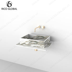 Lavabo en dalle de porcelaine design moderne, pratique pour la maison et l'hôtel, anti-éclaboussures, en pierre de granit, fabrication OEM - Product Image 4