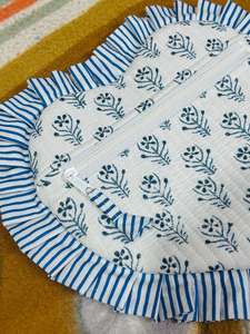 Pochette de maquillage en coton matelassé en forme de cœur pour femme, organiseur de cosmétiques, fermeture éclair, motif floral, sac de toilette, sac de voyage - Product Image 5