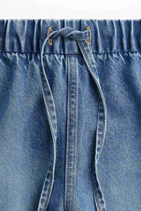 Men's Custom Logo Vintage Loose Oversized Wide Leg Fancy Denim Jeans For Men Streetwear Hip Hop Style Baggy Trousers <b>Pants</b> - Product Image 5