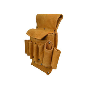 Professional <b>Leather</b> <b>Tool</b> Belt With Multiple Pockets And Durable Stitching For Heavy Duty Use - Product Image 3