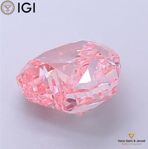 ผลงานชิ้นเอกอันงดงาม เพชรทรงหัวใจ 3.50 กะรัต ผลิตในห้องปฏิบัติการด้วยเทคนิค CVD สีชมพูสดใส ระดับความสะอาด VVS2 พร้อมใบรับรอง IGI - Product Image 5
