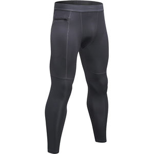 Pantalon de Compression Homme en Spandex/Polyester, Haute Élasticité, Séchage Rapide, Legging d'Entraînement et de Course, Vente en Gros - Product Image 5