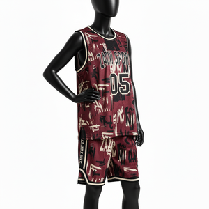 Ensemble short et maillot de basket pour femme, 160 GSM, maille polyester respirante, impression par sublimation, panneau latéral, logo personnalisé, ensembles pour femmes - Product Image 4