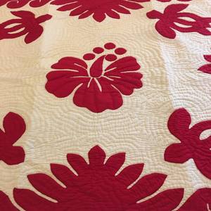 Main bloc imprimé coton hawaïen couette Boho couverture doux coton cousu à la main à la main belles courtepointes bébé couvertures en gros - Product Image 4