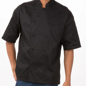 High Quality New Chef Jacket Summer Chef Uniform Shirt Cook <b>Costumes</b> Restaurant Food Service Hotel Chef Shirt - Product Image 3