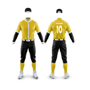 Baseball Uniform Athletic Team <b>Wear</b> Soft Polyester Comfortable Baseball Uniform Outfit New Arrival - Product Image 1