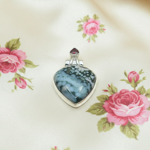 Boho Tree Agate <b>Heart</b> Pendant 925 Sterling Silver Rose Gold Yellow Gold Plated Handmade Gemstone Necklace <b>Charm</b> - Product Image 4