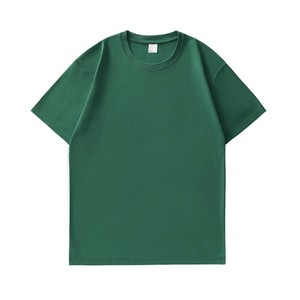 เสื้อยืดคอกลมผ้าฝ้ายยูนิเซ็กซ์ 200 กรัม จากโรงงานบังกลาเทศจีน ทรงหลวม สีพื้น แขนสั้น สไตล์ลำลอง ขายส่ง - Product Image 4
