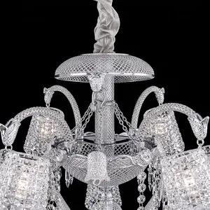 Imported Crystal Chandelier 24 <b>Light</b> Luxury Crystal <b>Ceiling</b> Fixture <b>for</b> Living Room Dining Hall Hotel Wedding Decor Premium Lamp - Product Image 2