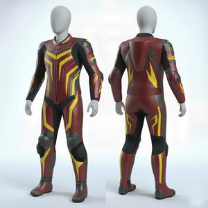 Veste de moto en cuir véritable pour garçons, durable, légère, confortable, pour la sécurité à moto et les activités de plein air, dernier design. - Product Image 1