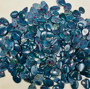 Natural Blue Kyanite Loose Gemstone Cabochon Polished Mix Shape All Size <b>Crystal</b> Cabochon For Jewellery Pendant Making Gemstone - Product Image 2