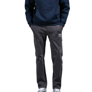 Pantalon de travail coupe décontractée pour homme, style charpentier, multi-poches fonctionnelles, durable, pour la construction - Product Image 1