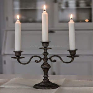 Candélabre en métal de luxe fait main moderne, élégant, pour la décoration de la maison, idéal pour la table à manger, le salon et les célébrations de Noël - Product Image 4