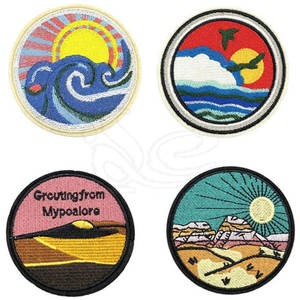 Parches Bordados de Color Sólido, Ligeros, Hechos a Mano, con Decoración de Encaje de Algodón de Alta Calidad, con Logotipo Personalizado, Diseño OEM Duradero - Product Image 5