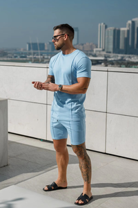 เสื้อยืดผู้ชายสไตล์วินเทจรักษ์โลกสำหรับฤดูร้อน  ไม่มีโลโก้  รับสกรีนลายตามสั่ง  ผ้าโพลีเอสเตอร์/คอตตอน  ขายส่งเสื้อยืดแบบเรียบ - Product Image 5