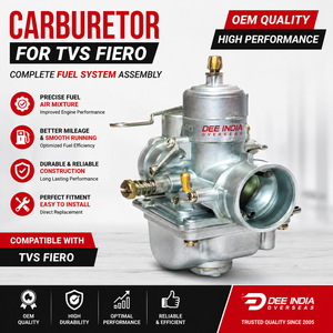 <b>Motorcycle</b> Carburetor for TVS Fiero Complete Fuel System <b>Assembly</b> High Performance Replacement Spare Part - Product Image 3