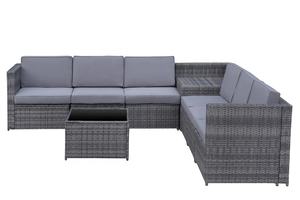 SF00003 Sofá Moderno de 8 Piezas, Juego de Muebles de Ratán para Patio, Muebles de Exterior con Cojines para Sala de Estar y Hotel, Directo de Fábrica en Vietnam - Product Image 6