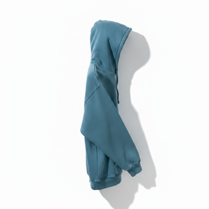 Sudadera con Capucha Casual de Felpa Francesa de Algodón de Color Liso para Hombre, Personalizable, Venta al por Mayor, Exportación a Granel, Transpirable - Product Image 4