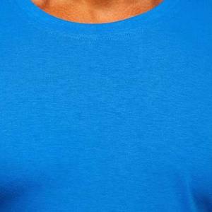 Camisetas de Cuello Redondo para Hombre, Manga Corta, Corte Regular, Mezcla de Poliéster/Algodón, Anti-Pilling y Transpirables - Product Image 4