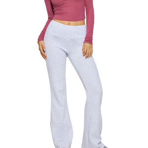 Trendy Design Casual Collection Women Flare Pant Regular Fit Mid Breathable Eco-Friendly Summer Premium Fabric Fashion Wear - Product Image 1