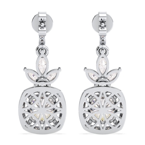 REYES – boucles d'oreilles pendantes en or 14 carats certifiées GRA pour femmes, prix de gros, cadeaux de luxe pour anniversaire de mariage, bijoux fins - Product Image 6
