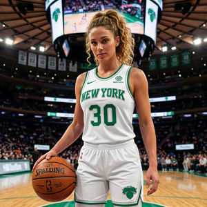 Maillot de basket-ball classique personnalisé, design d'équipe, motif à carreaux rétro, tissu en maille, taille élastique, 100% polyester, séchage rapide - Product Image 1