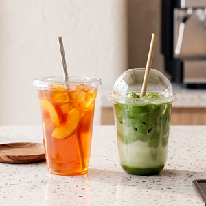 Wholesale U-shaped PP Disposable Coffee <b>Plastic</b> <b>Cup</b> With Lids 12/16/22/24OZ Disposable Boba Milktea <b>Cups</b> Clear Bubble Tea - Product Image 3