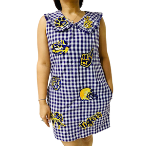 Hot <b>Sale</b> Game Day High School Teams Apparels Women's Casual <b>Spring</b>/Summer Midi Dress Customizable Designs Cheering Dress - Product Image 2