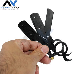 Navaja de Afeitar Profesional para Hombre, Tipo Shavette, para Barbería y Salón, Cuchillas de Afeitar Rectas para un Afeitado Preciso - Product Image 5